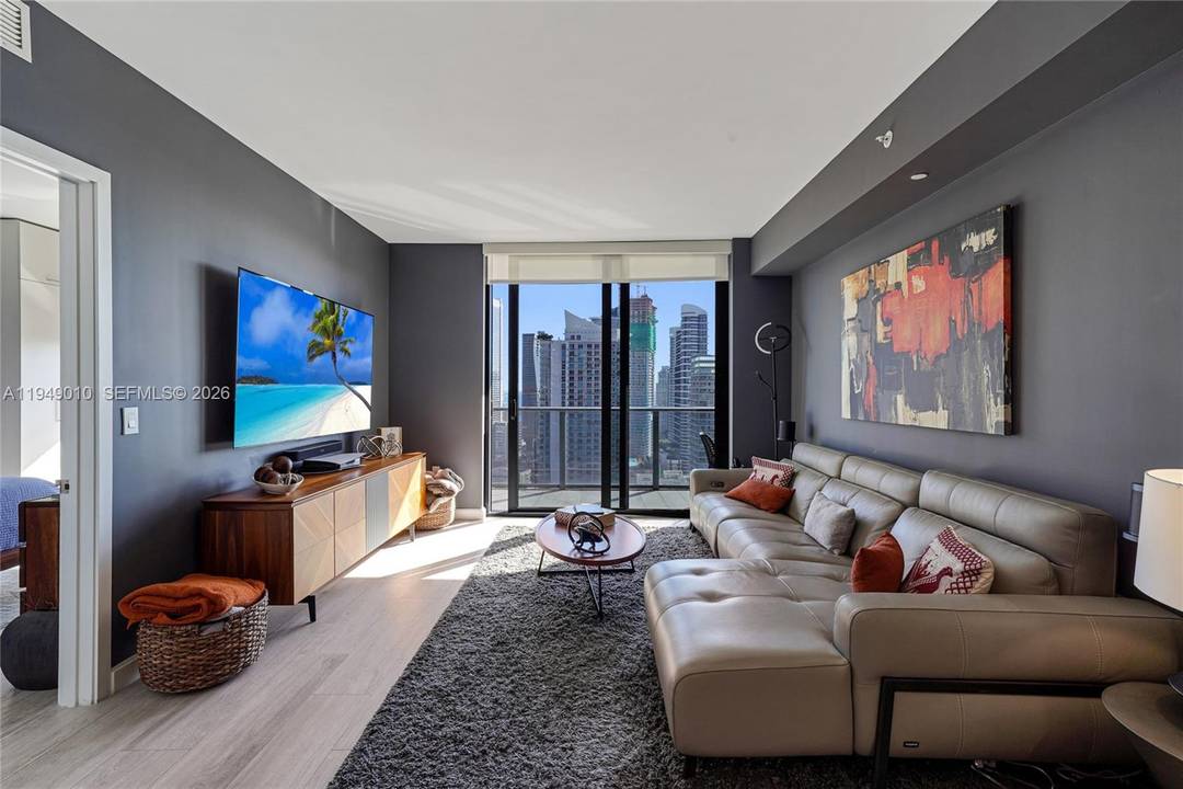 Furnished High Floor Residence with Expansive Balcony amp ; Open Views.