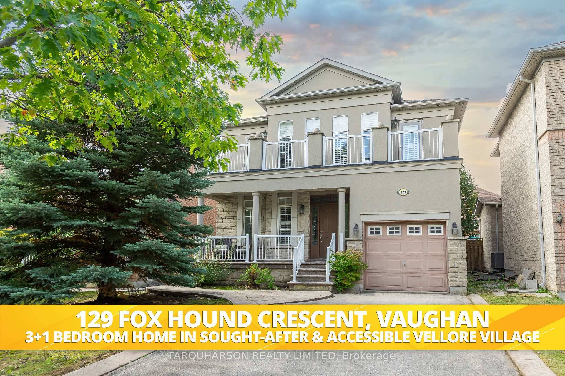Beautifully Maintained 3 1 Bedroom Detached Home Featuring Brick, Stone, and Stucco Exterior, Located in the Highly Desirable Vellore Village Community Renowned for Its Convenience and Accessibility.