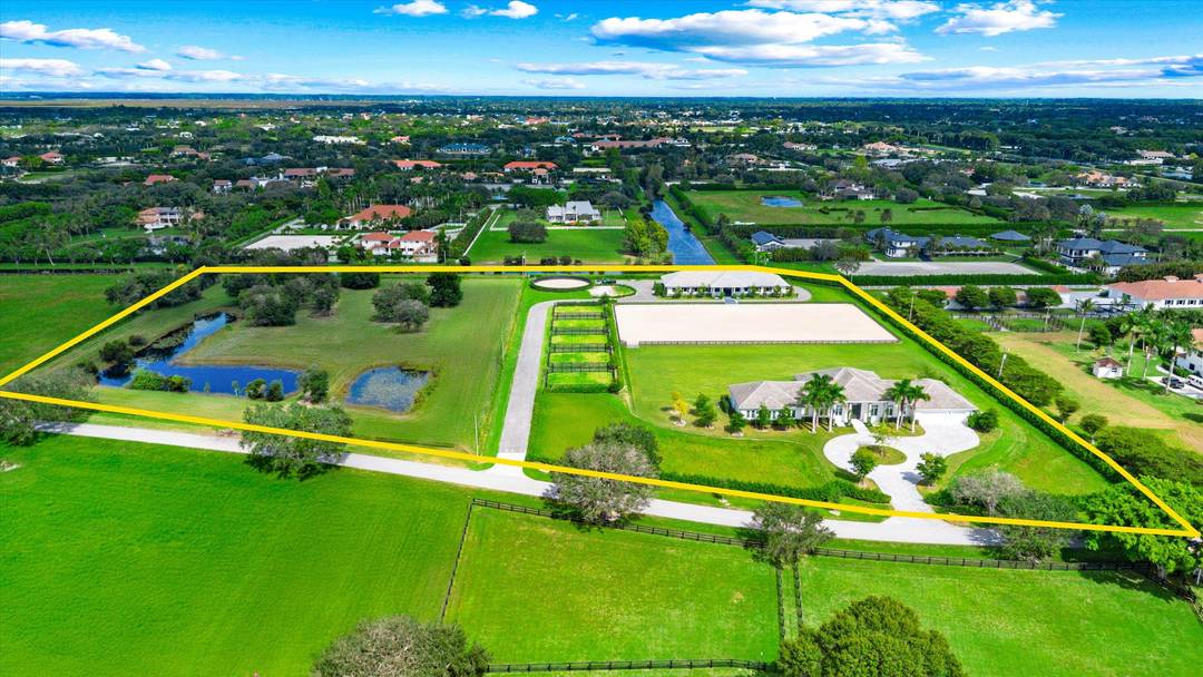 Located at 15385 Sunnyland Ln in Wellington, Florida, this Palm Beach Point estate is listed for 14, 950, 000.