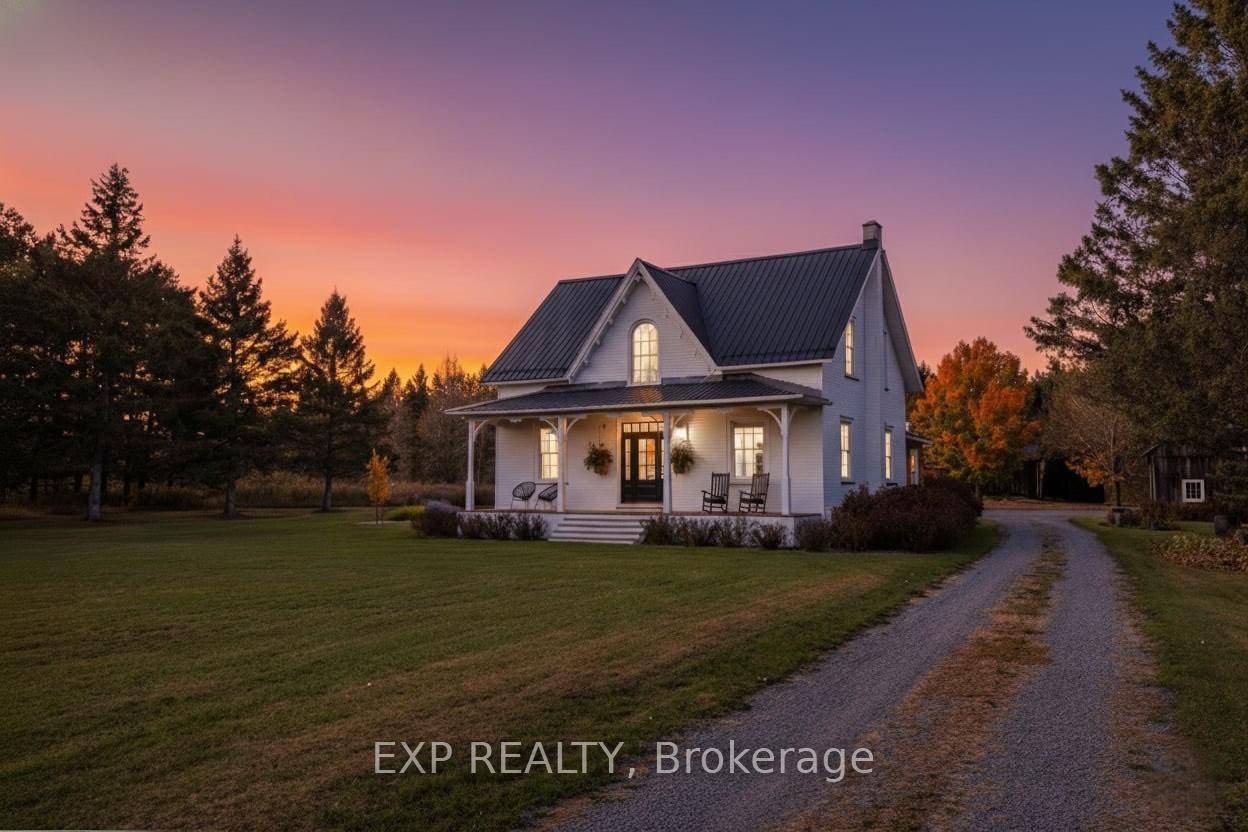Welcome to 2375 County Road 10, St Euge ne where historic charm meets modern craftsmanship on 24 acres of serene countryside.