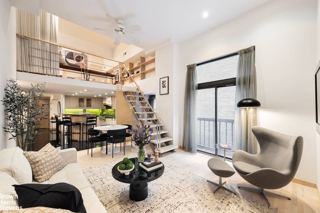 Discover a piece of New York City history with this stunning pre war two bedroom, two bathroom duplex at the prestigious Level Club, located at 253 West 73rd Street.