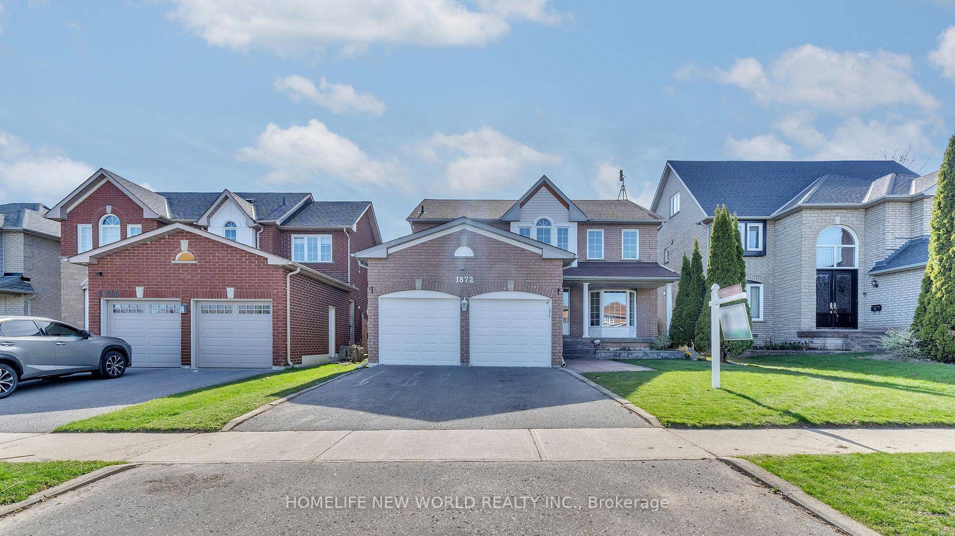 A Detached 2 storey home With 3 1 Bedrooms, A Finished Basement and A Double Car Garage.