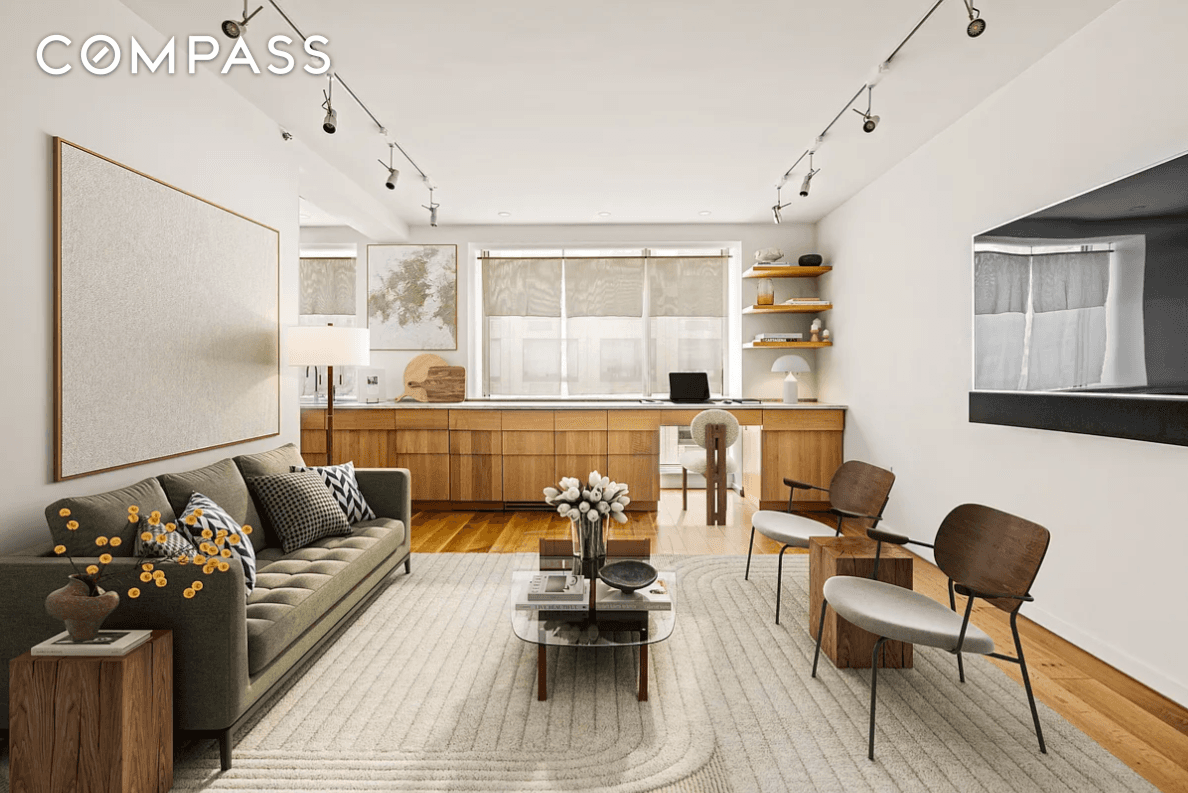 Thoughtfully reimagined by acclaimed Brooklyn based design studio, Workstead, this one bedroom, one bathroom Upper West Side residence is a study in quiet luxury and architectural ingenuity.
