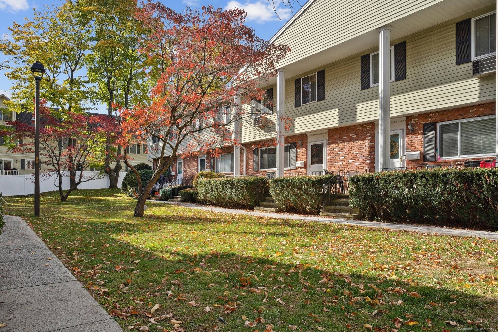 Located in the desirable Glenbrook community of Stamford, this charming freshly painted 2 bed 1.