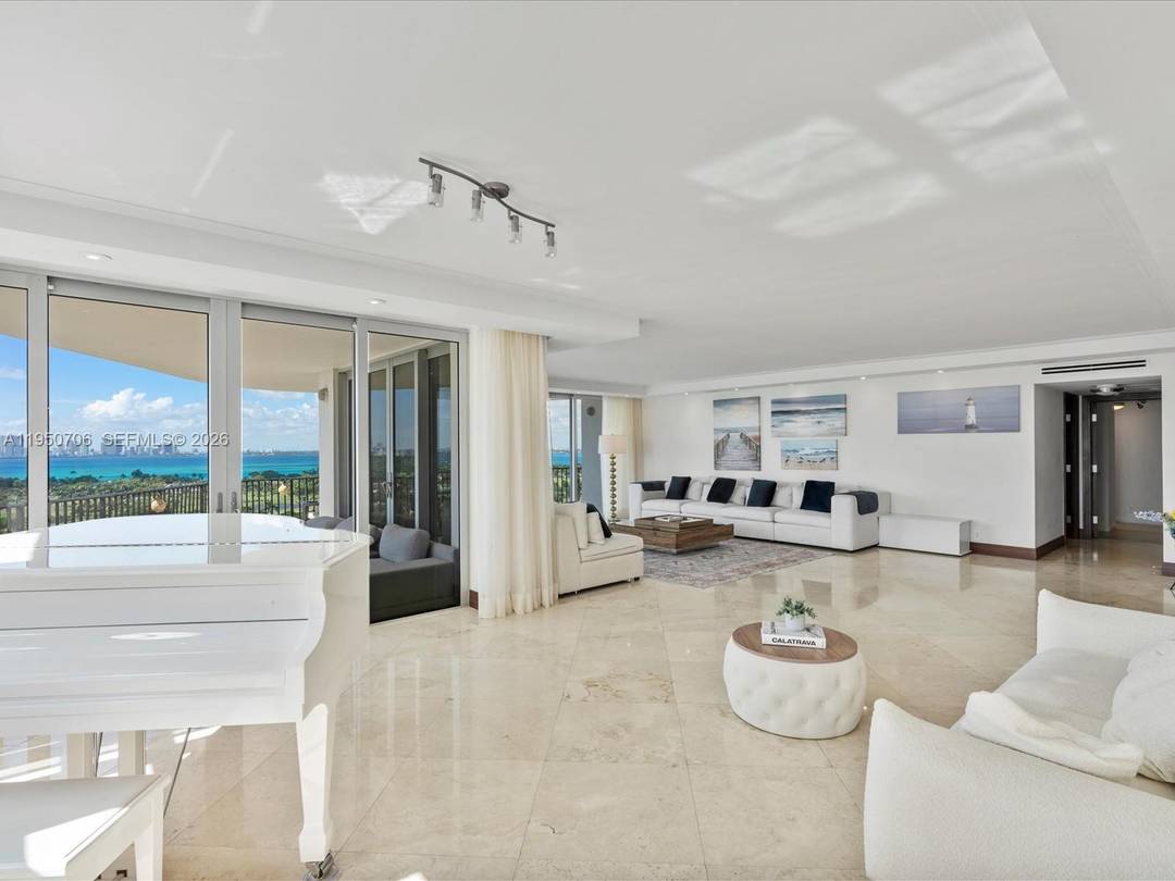 Penthouse style living in the heart of Miami Beach, overlooking the ocean and the Miami skyline on prestigious Millionaires Row.