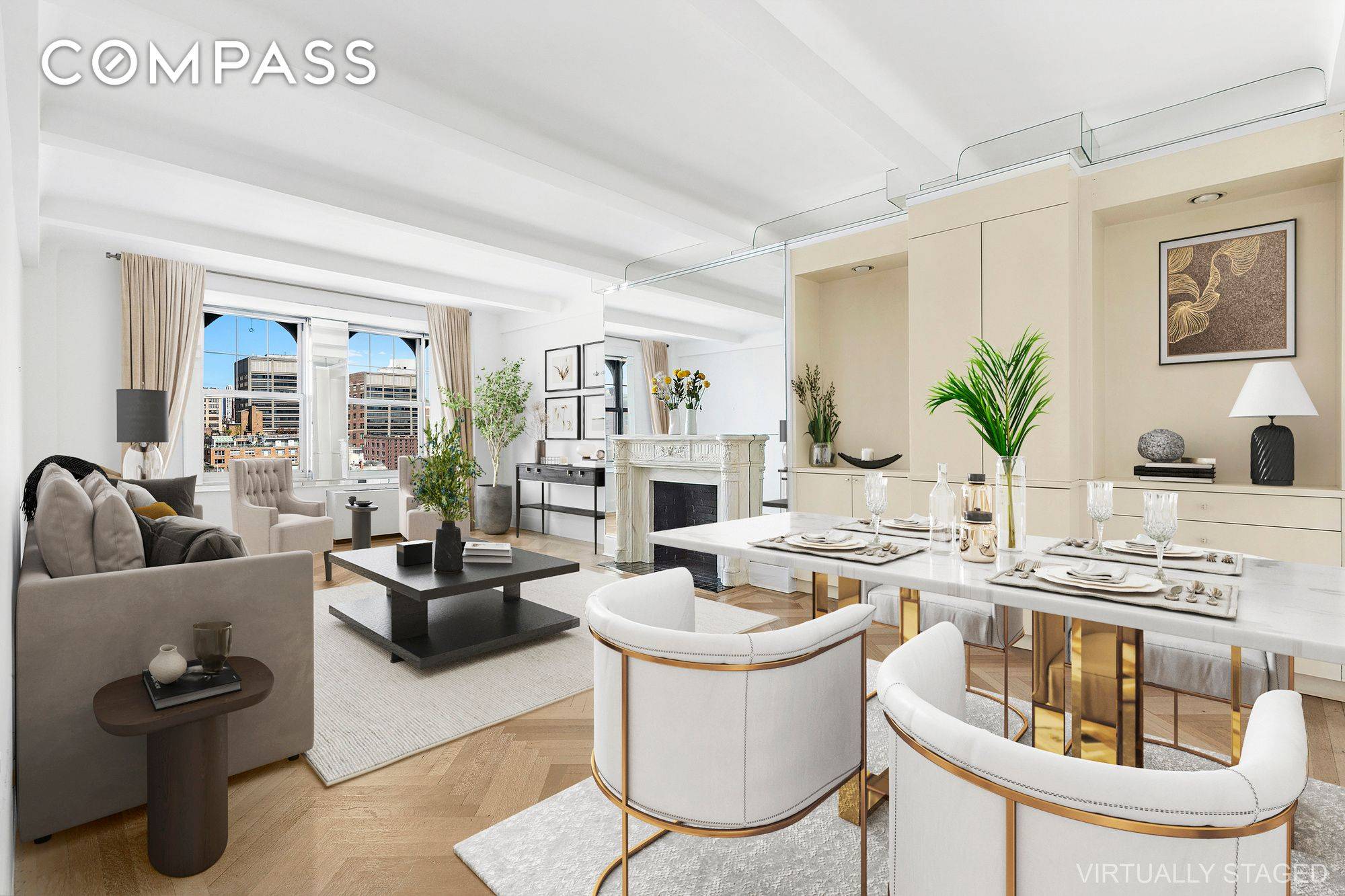Bright, high floor 1 bedroom home with gorgeous Park Avenue views in the iconic Beekman Hotel and Residences, the famous prewar building on Park Avenue and 63rd Street.