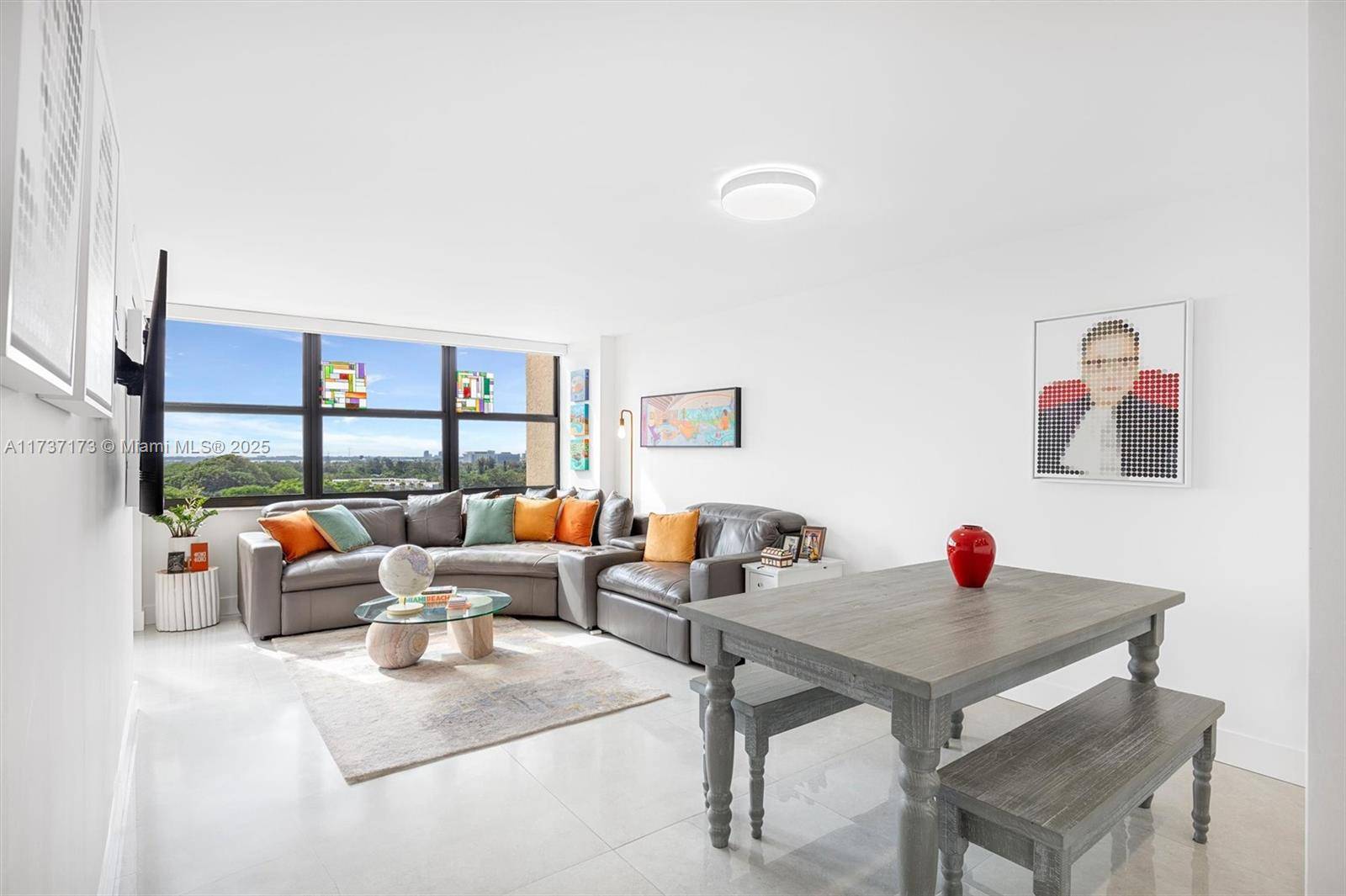 Live on the beach amp ; watch the sunset over the Miami Skyline nightly from this fully renovated, meticulously maintained condo in the beachfront Club Atlantis.