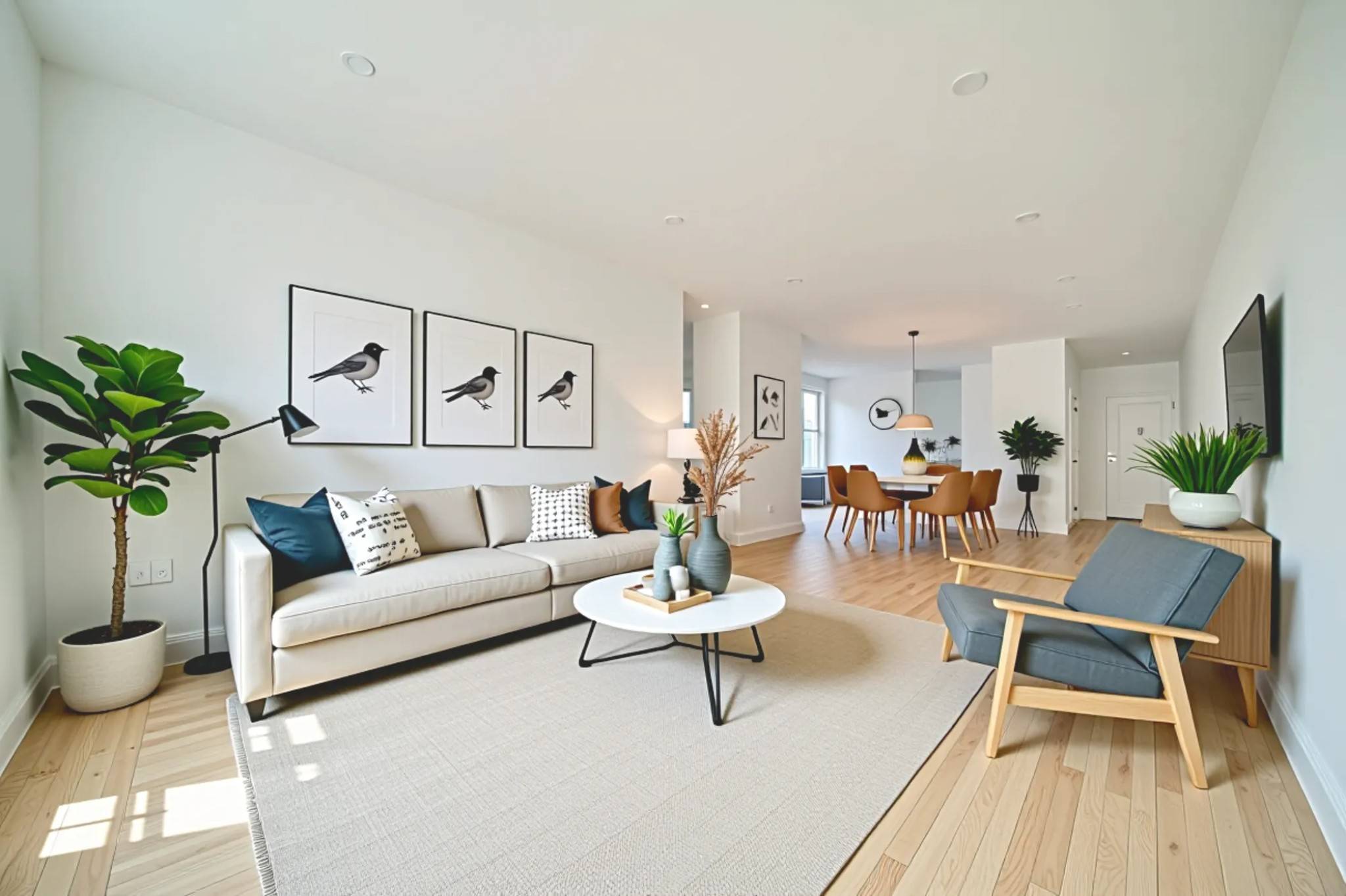 Completely renovated 3 bedroom, 2 bathroom home offers a spacious, sun filled layout with contemporary design, comfort, and functionality with all new finishes.