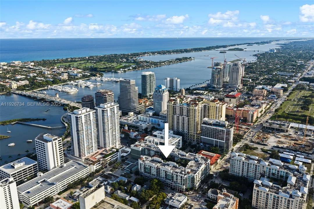 Stunning, completely remodeled 2BR 2BA residence in one of the most desirable high rise buildings in Downtown West Palm Beach THE PRADO.