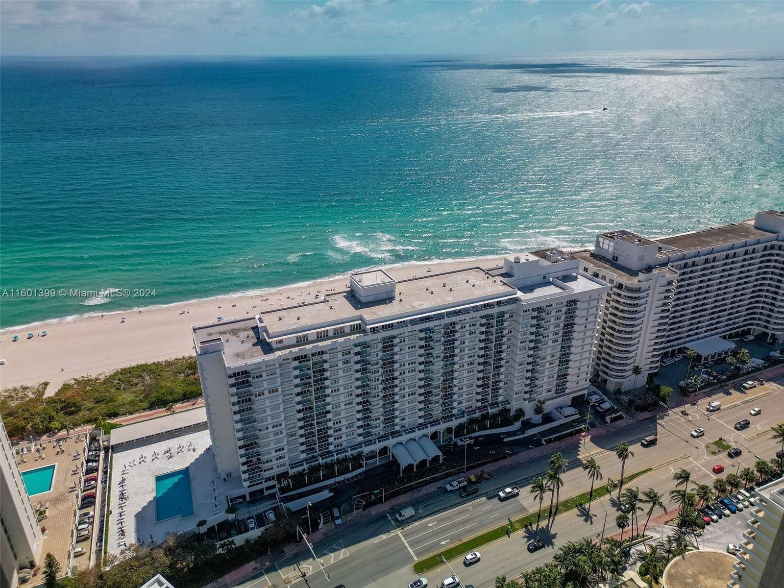 Lovely and remodeled unit with a unique view to the intracoastal.