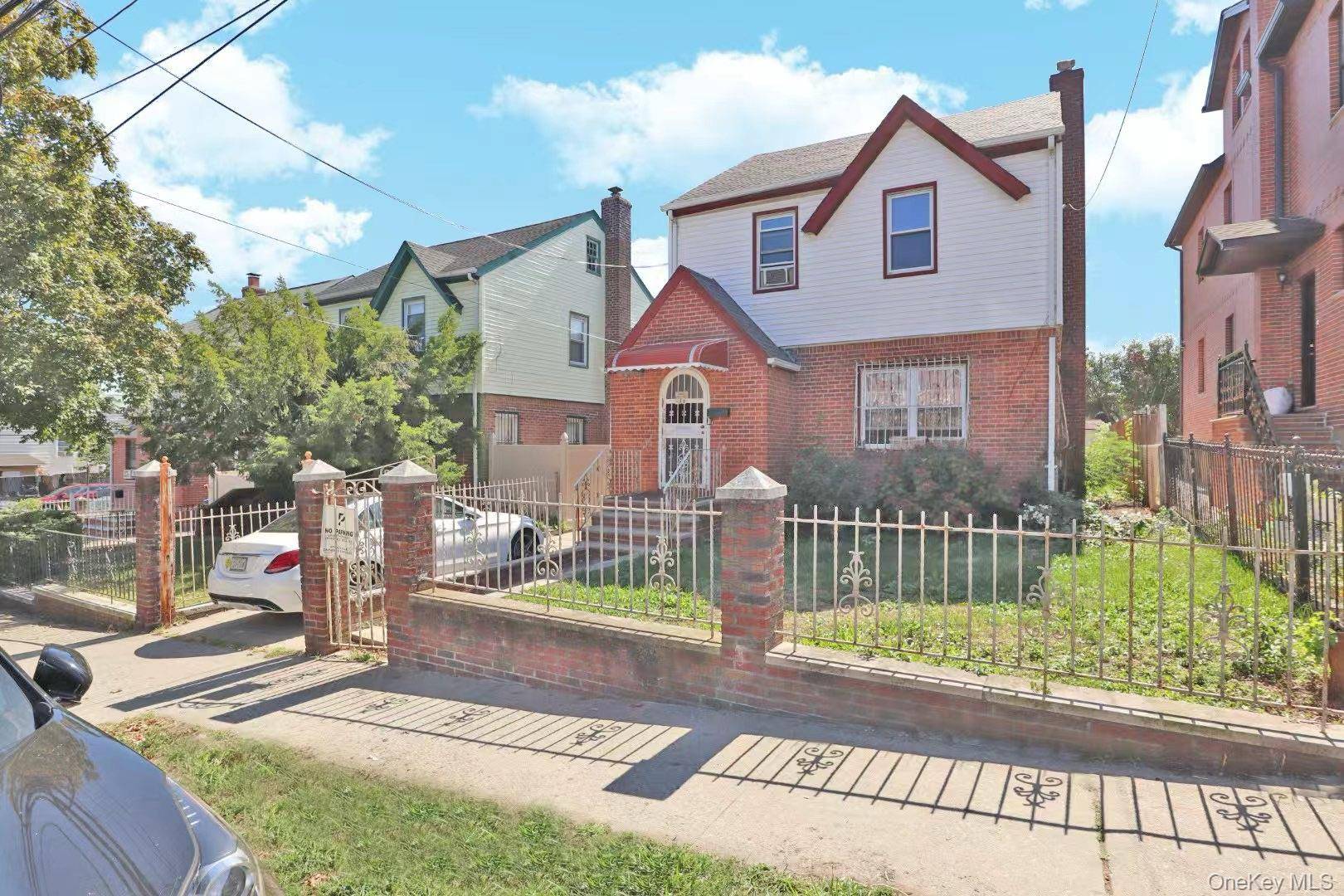 Spacious detached 1 family home featuring 2 stories plus a finished cellar with a separate entrance.