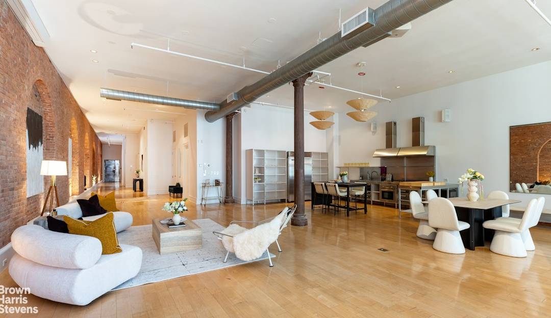 Unit 3R at 56 Crosby Street is rare in more ways than one with nearly 14' ceilings, 3614 sq feet of living space, a 24 7 doorman unheard of for ...