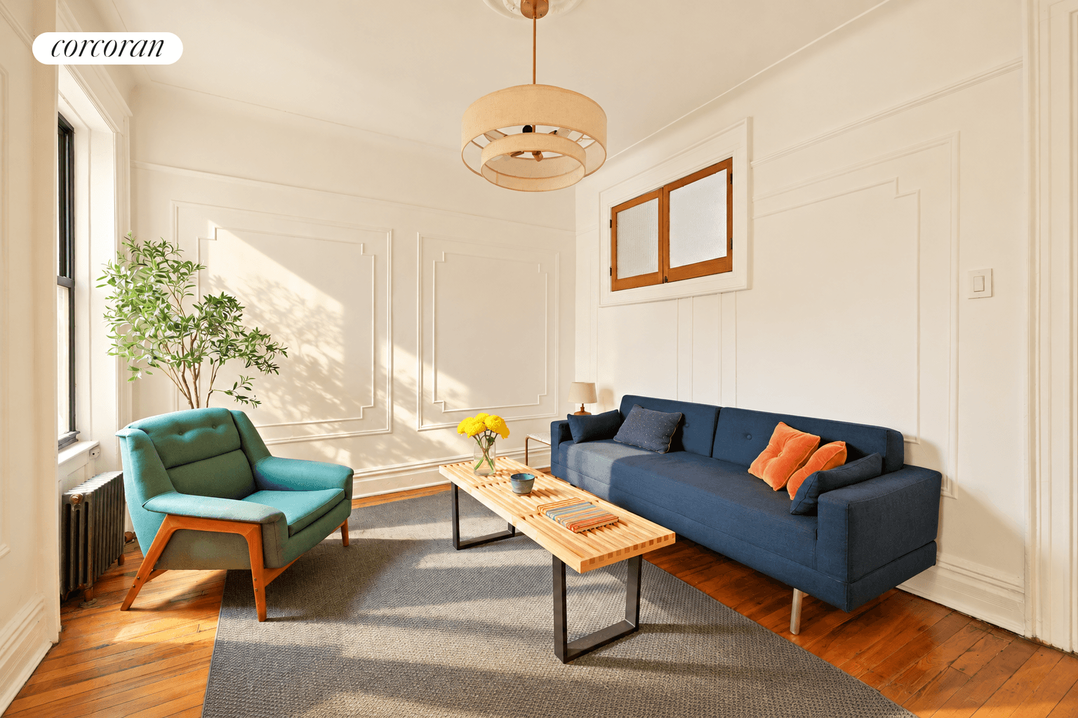 New in Park Slope ! In a well maintained 8 unit limestone, this charming fourth floor two bed, one bath cooperative has a separate home office and offers a flexible ...
