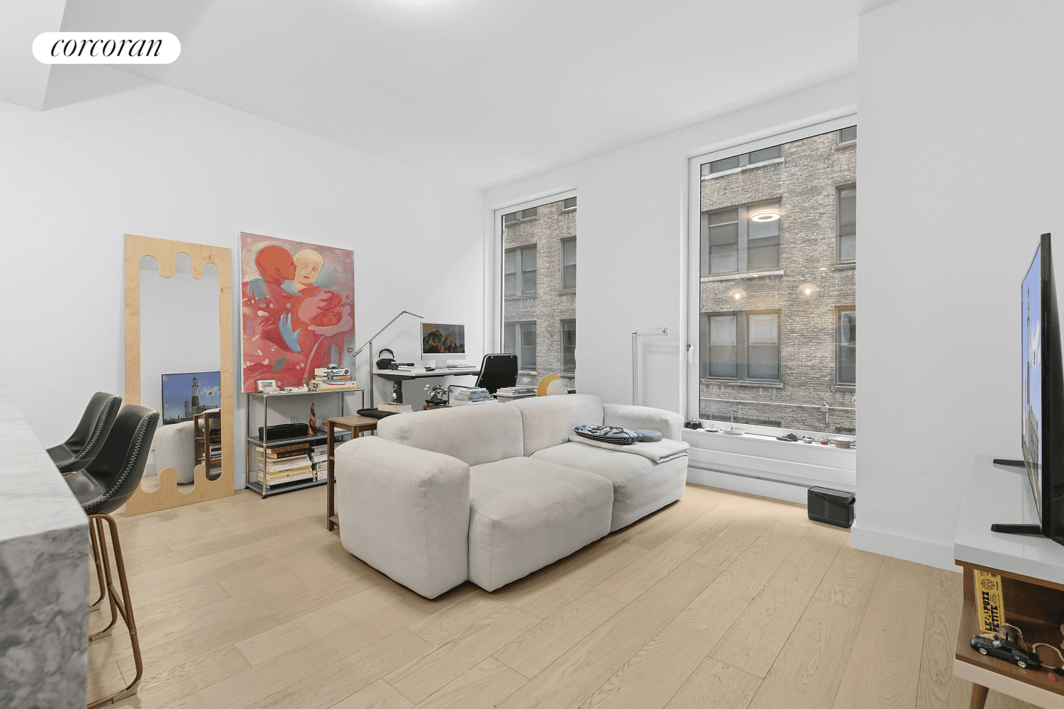 Impeccable Northern Facing 4B Residence with Refined Finishes and Exceptional Light A fully furnished residence 4B presents 700 square feet of thoughtfully designed, light filled living space in one of ...