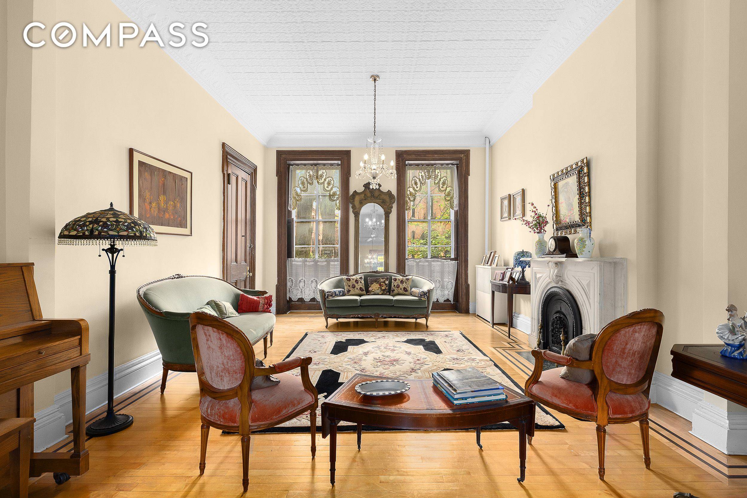 Welcome to 144 Baltic Street, a rare 25 wide classic brownstone in Cobble Hill situated directly across from the lush gardens of Warren Place Mews.