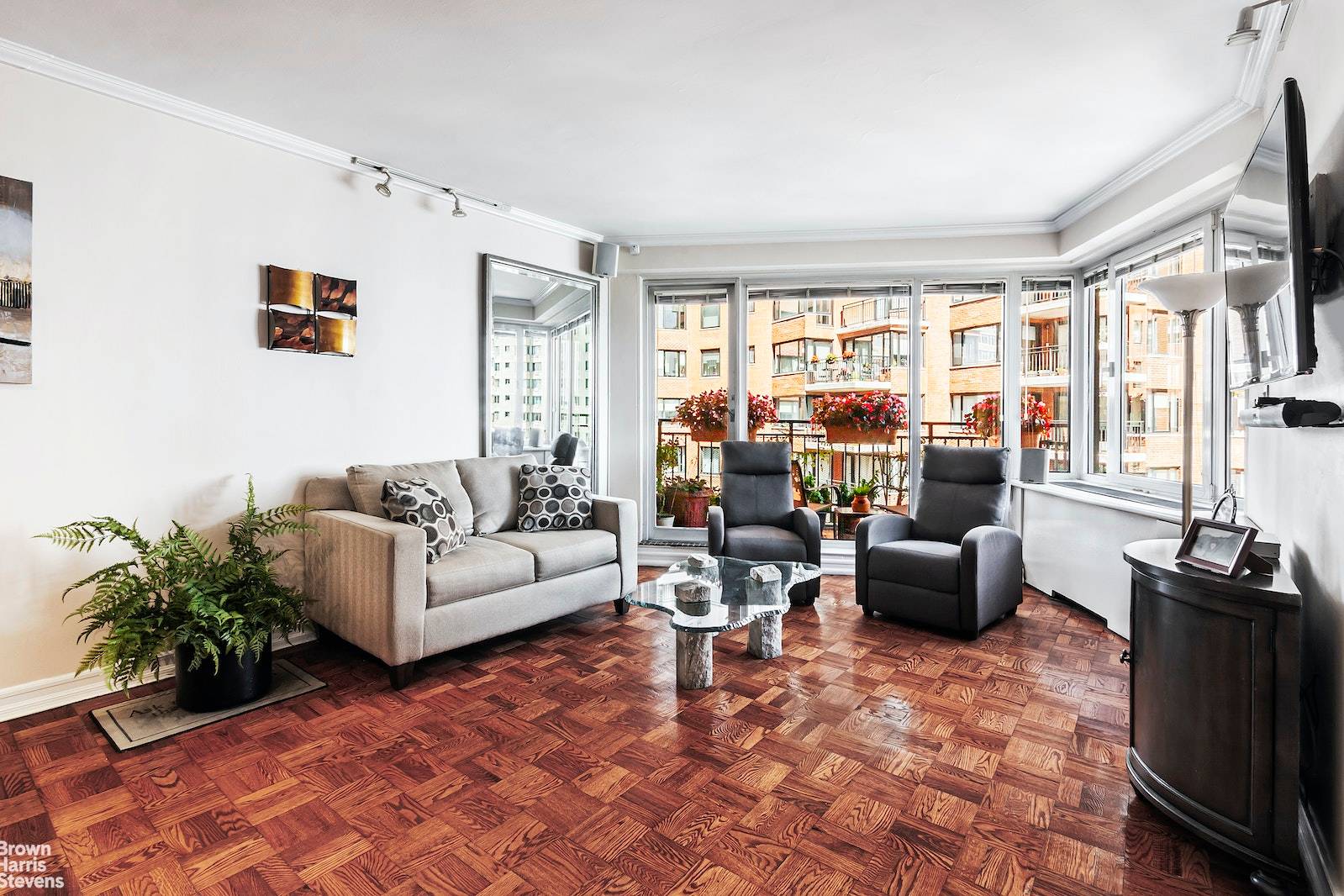 Spectacular, mint condition converted 2 bed, 2 full baths on tranquil Sutton Place South.