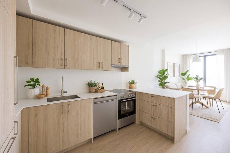 Bright 1 Bedroom with Home Office !