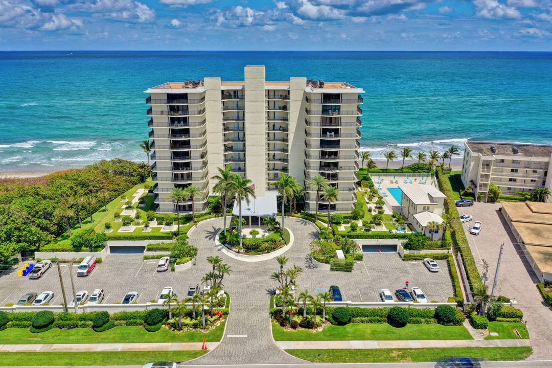 Experience Unparalleled Coastal Luxury in this Stunning Oceanfront Upgraded Condo on Jupiter Island.