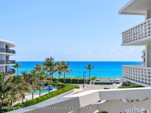 Enjoy clear ocean views from this corner 2 bedroom, 2.