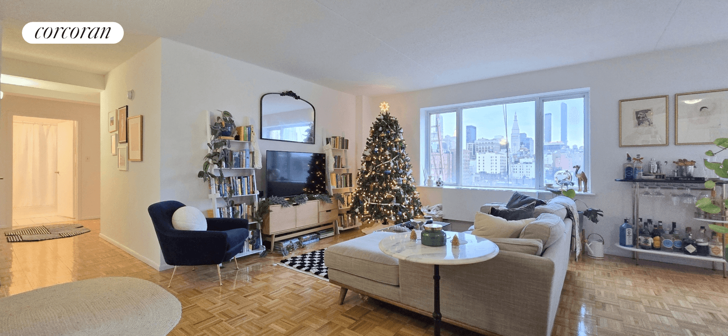 Chelsea ! This home is a massive true 2 bedroom 2 bathroom apartment with wide open views.