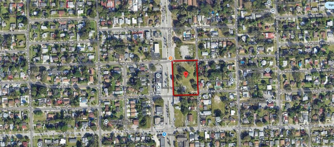 Exceptional mixed use development opportunity located at 8801 NW 22nd Avenue in Miami, FL.