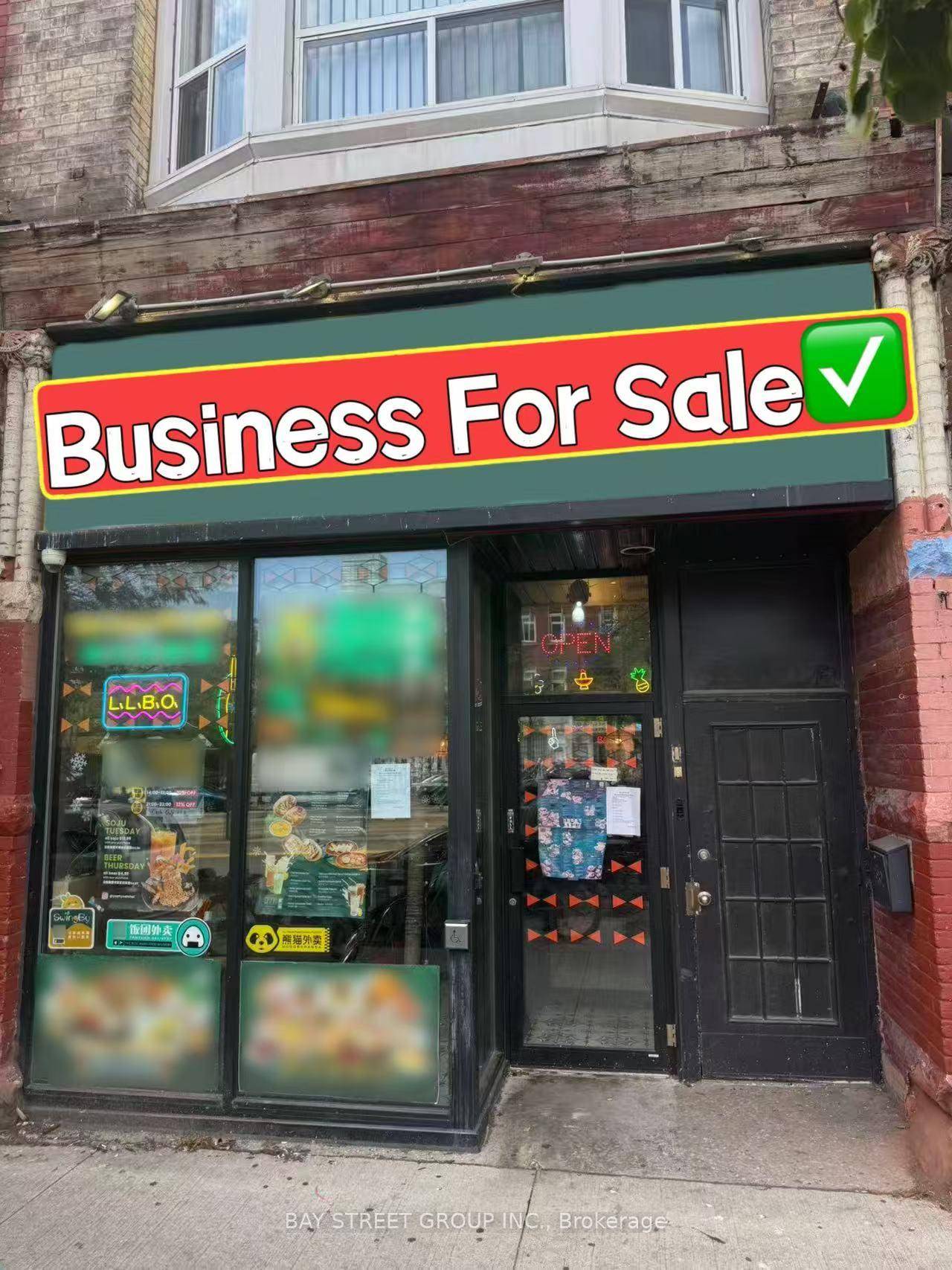 Location ! ! ! Newly Renovated Dine In Take Out Restaurant Located In Chinatown At The Gateway To Kensington Market.