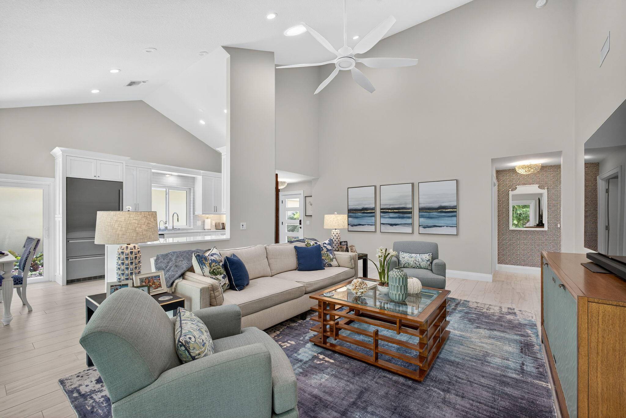 Impeccable 3 Bedroom, 2 Bath Home in The Bluffs Just Steps from the Beach !