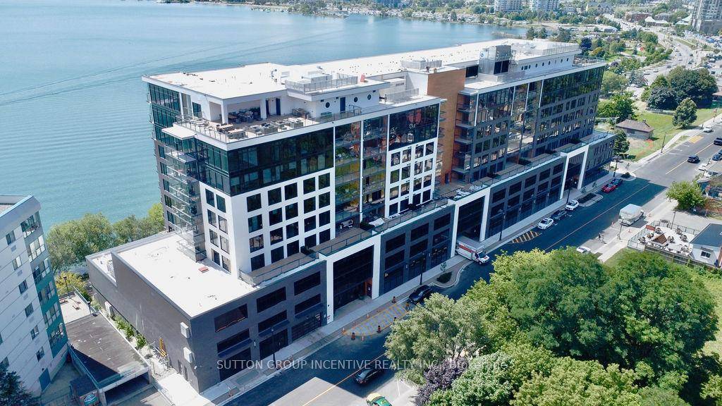 Stunning Lakhouse Scandinavian inspired contemporary 10 storey building on the shores of Kempenfelt Bay in the heart of downtown Barrie on Lake Simcoe !
