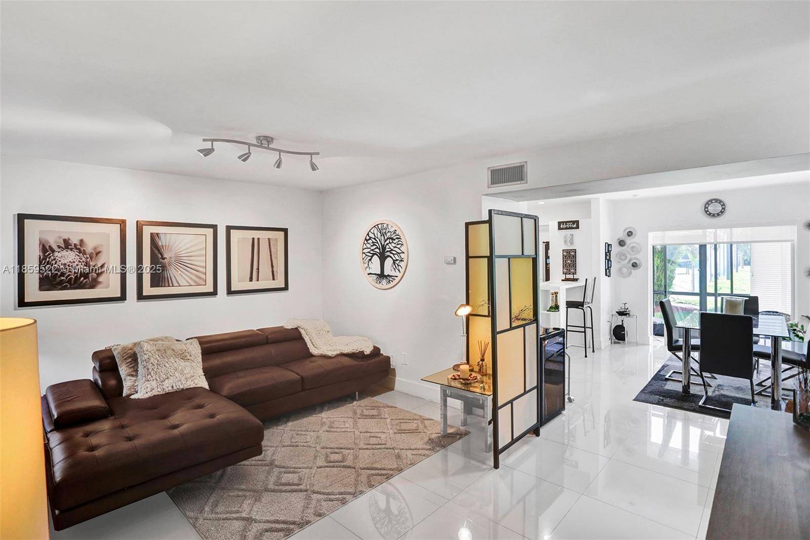 Beautifully renovated 2 bedroom, 2 bath, 1, 235 SF, first floor located in Kendall Acres West.