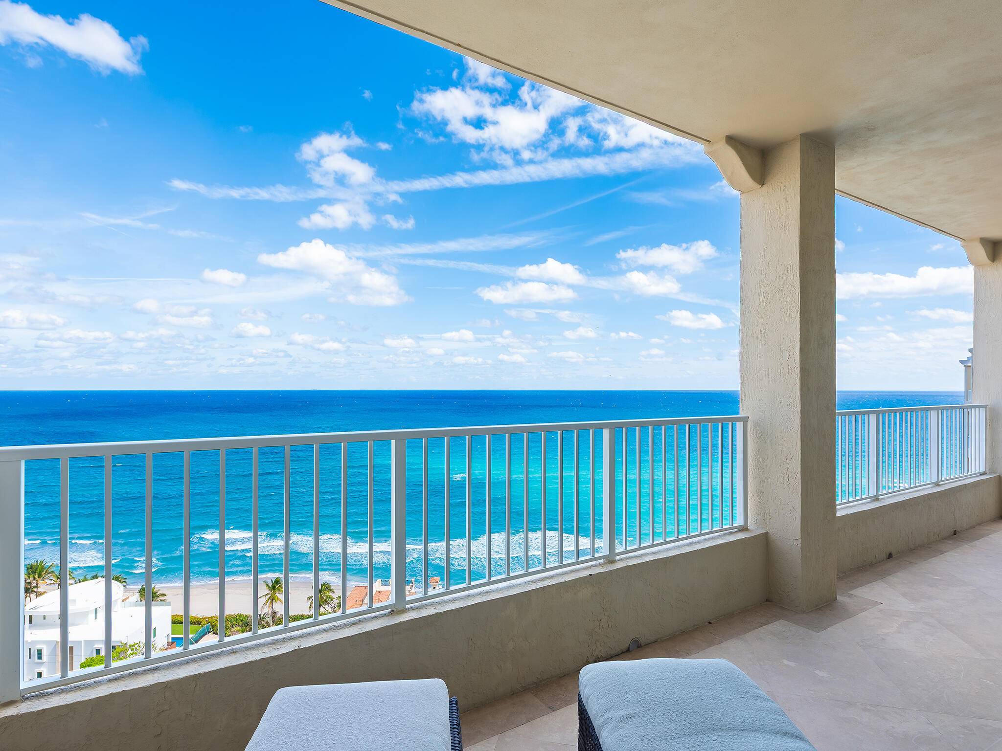 Beautiful long views of both ocean and Intracoastal await !
