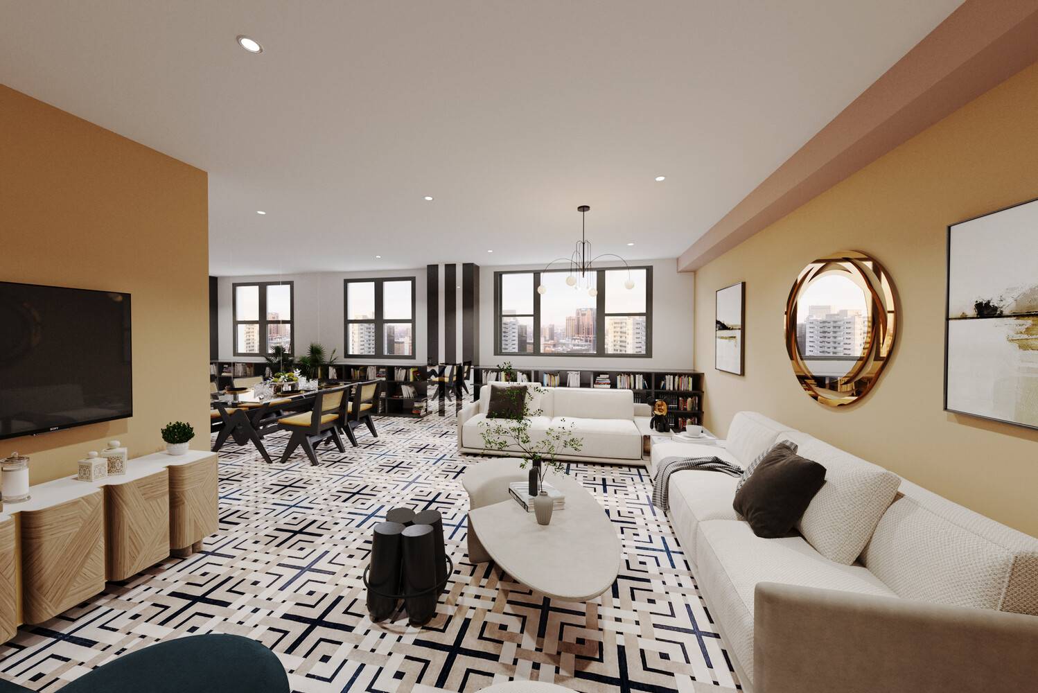 This extremely spacious convertible three bedroom home in the heart of Murray Hill, perfectly blending comfort, style, and endless potential.