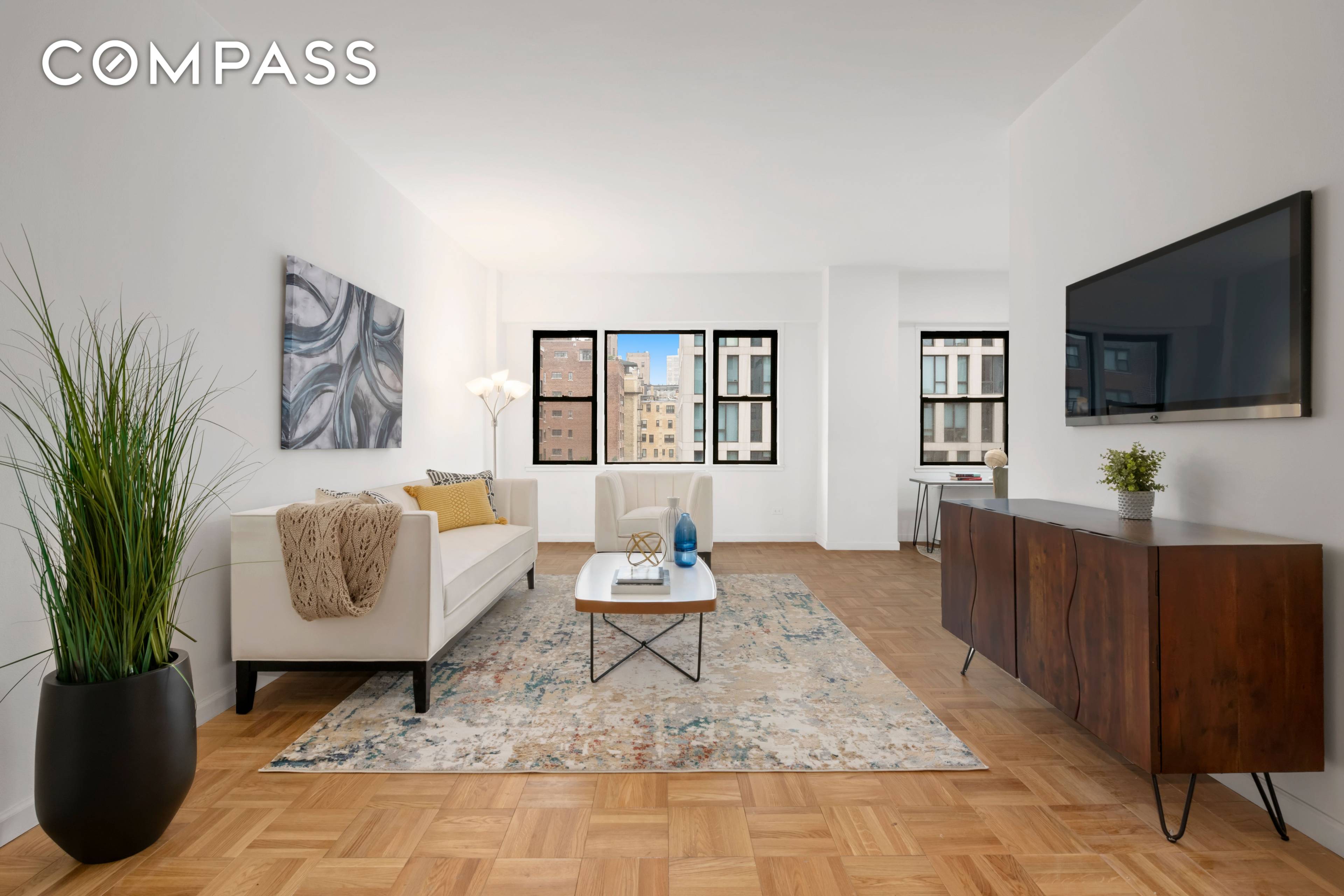 Opportunity knocks in this spacious and refreshed one bedroom, one bathroom home featuring generous closet space and high floor city views at Quaker Ridge, a beautifully maintained full service building ...