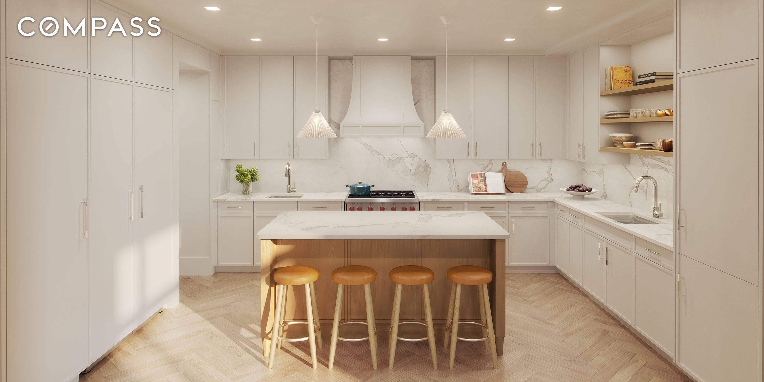 Residence 4B is a very special 3 bedroom, 3 and a half bath apartment.
