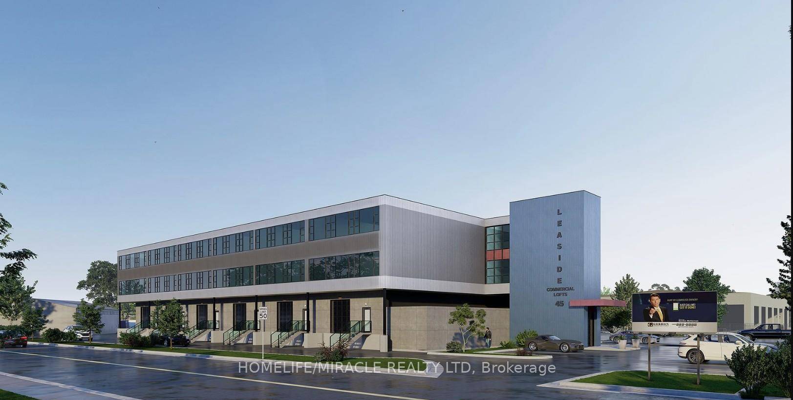 Brand New build office space, corner unit, large windows, full of sunlight flex space with open ceilings.