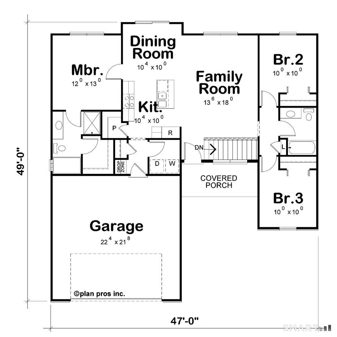 To be built New Construction ranch.
