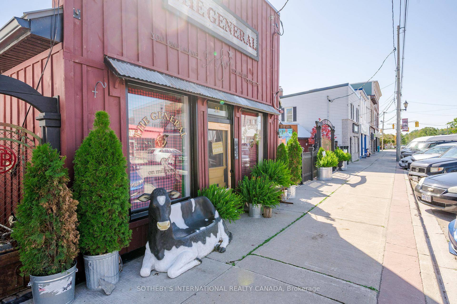 Owners Retiring ! Unique commercial waterfront property ideal for multiple uses located in a prime location in the heart of the thriving Village of Hastings in beautiful Trent Hills.