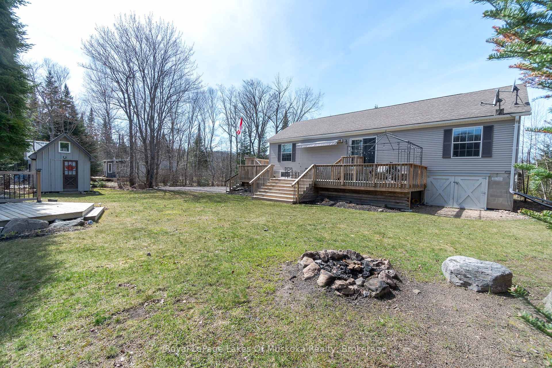Unbelievable value in this 3 bed 2 bath fully furnished raised bungalow just outside the up and coming village of Burk's Falls and mere minutes from Hwy 11.