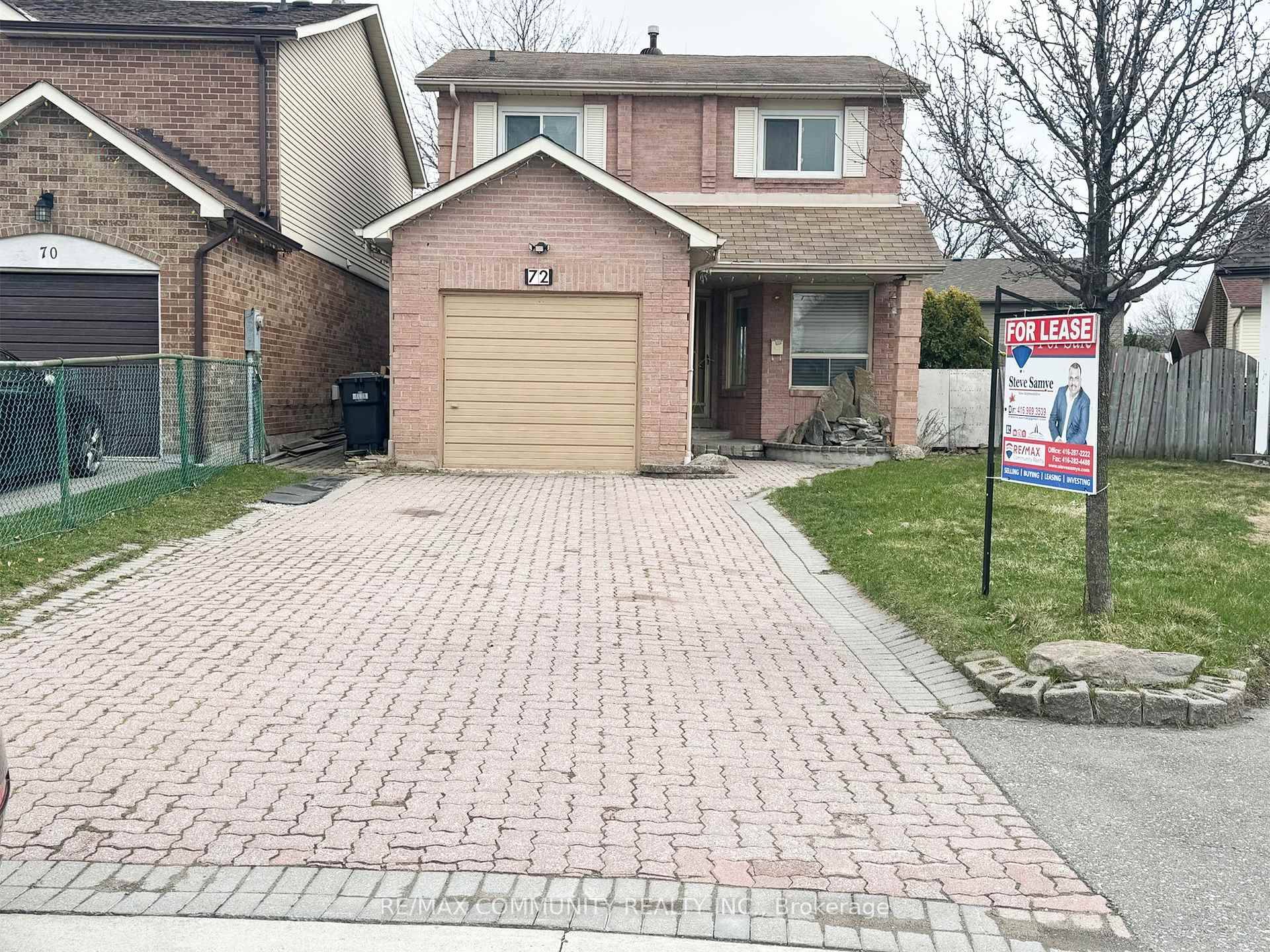 Spacious 2 storey detached home for lease entire property !