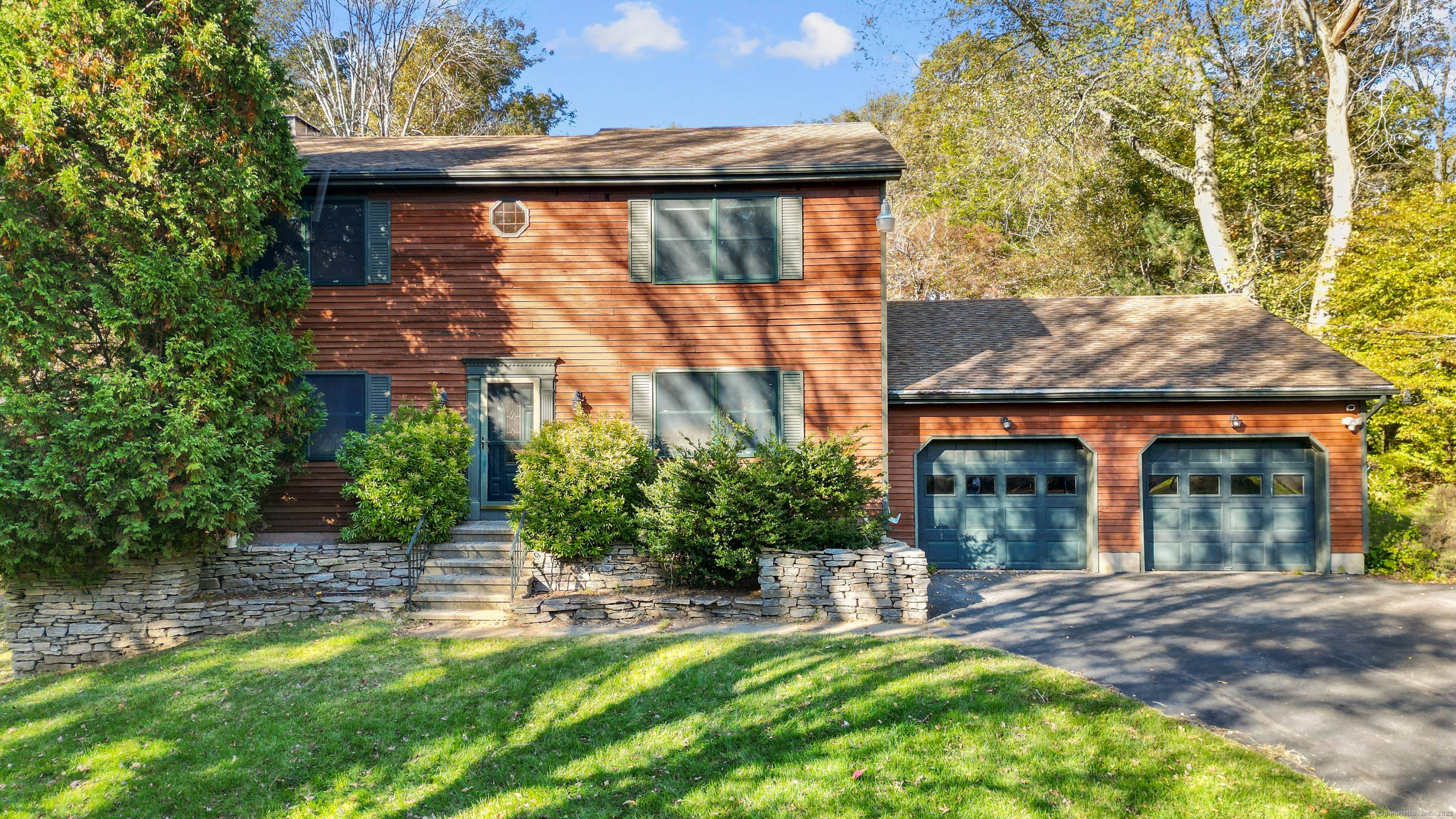 Amazing opportunity to own this beautiful colonial home set on over 4 private acres in North Franklin !