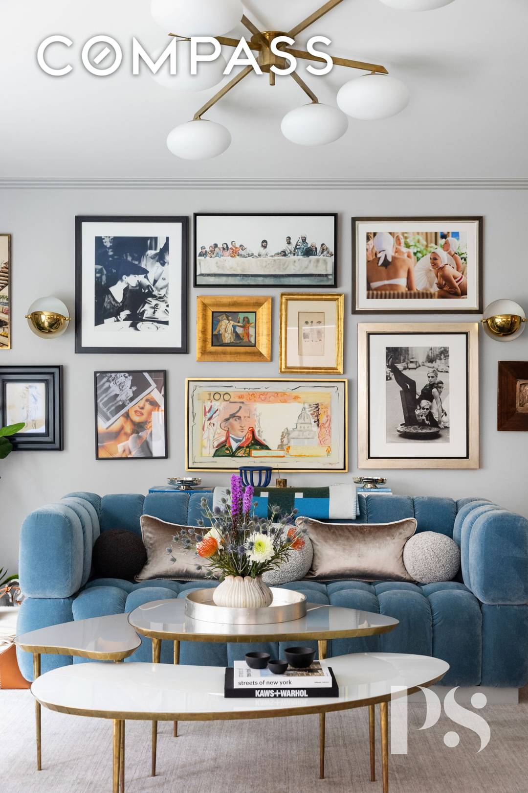 A private, full floor residence accessed by direct elevator entry with a gracious foyer, this beautifully reimagined Park Avenue home blends timeless sophistication with contemporary California inspired design.