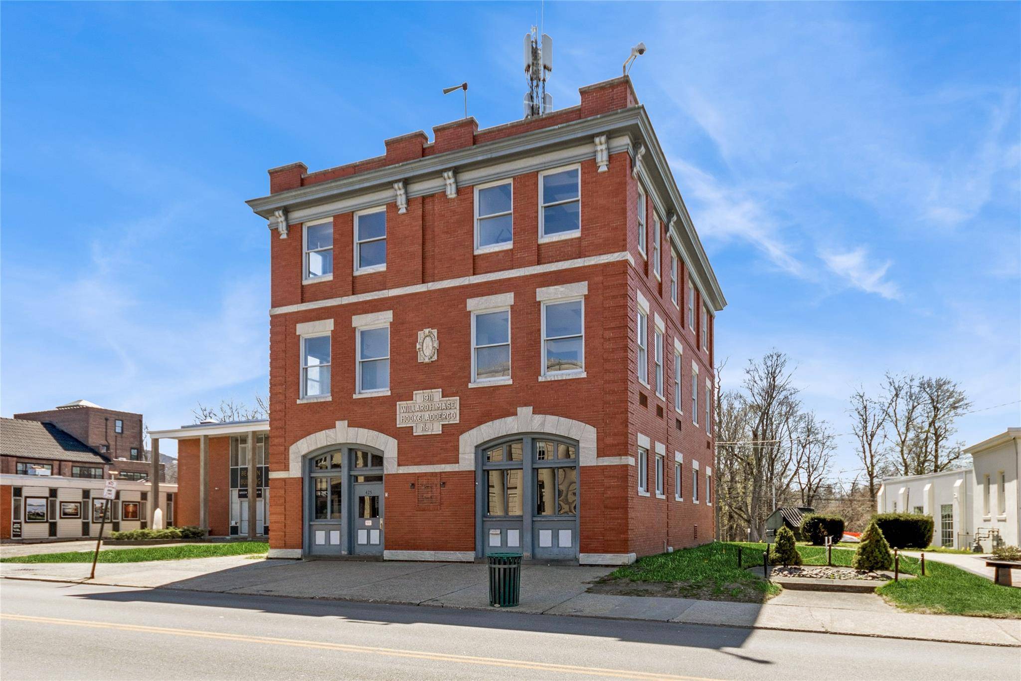 Grand Historic Firehouse on Beacon's Vibrant Main Street Awaits Adaptive Reuse.