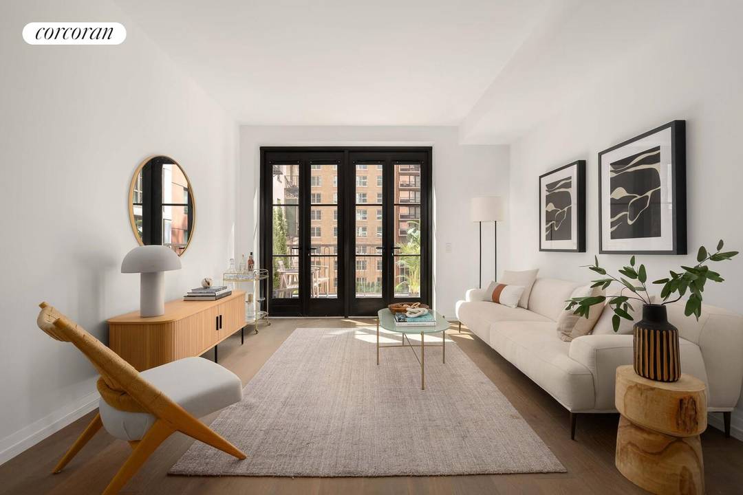 Residence 6G is a beautifully proportioned 2 bedroom, 2.