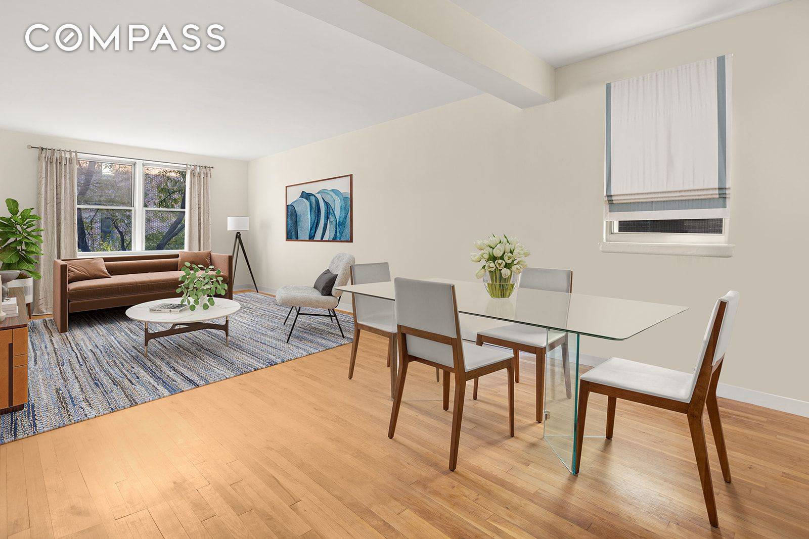 Step into this beautifully renovated two bedroom, two bath home in a full service doorman building just off Madison Avenue and moments from Central Park.