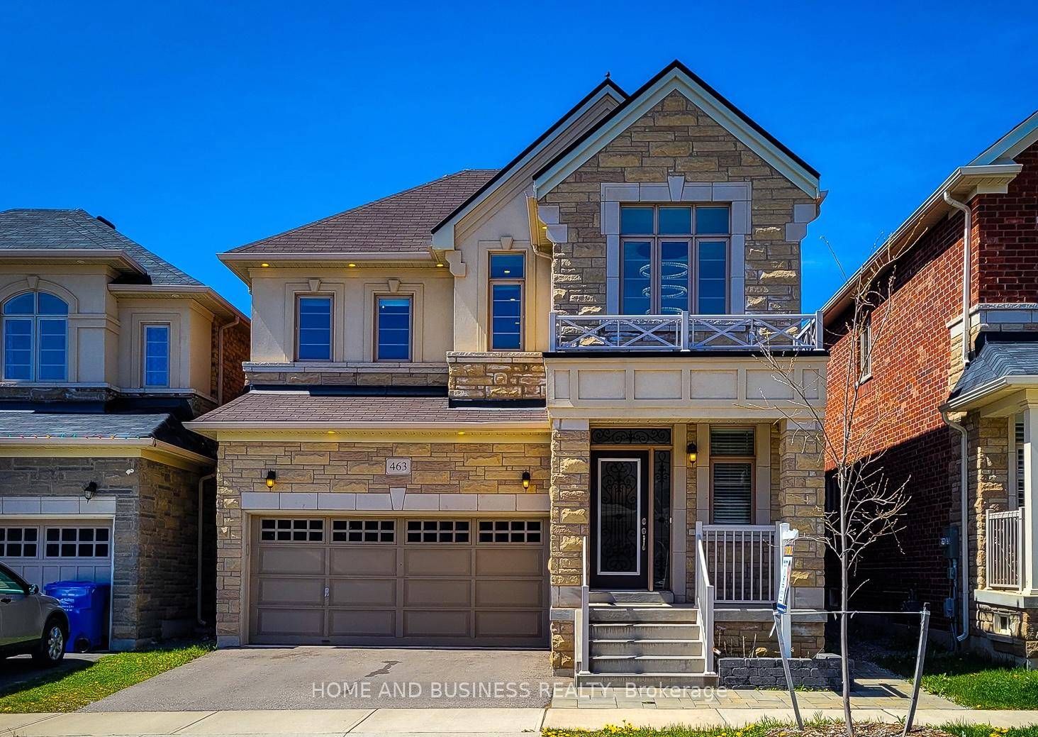 This stunning home offers 4 1 bedrooms, 5 bathrooms, and a fully finished basement with a kitchenette bar.