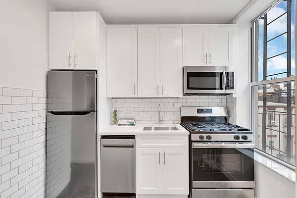 Welcome home to this beautifully renovated apartment that offers a bright exposure, tremendous storage and closet space, and a fully appointed separate kitchen.