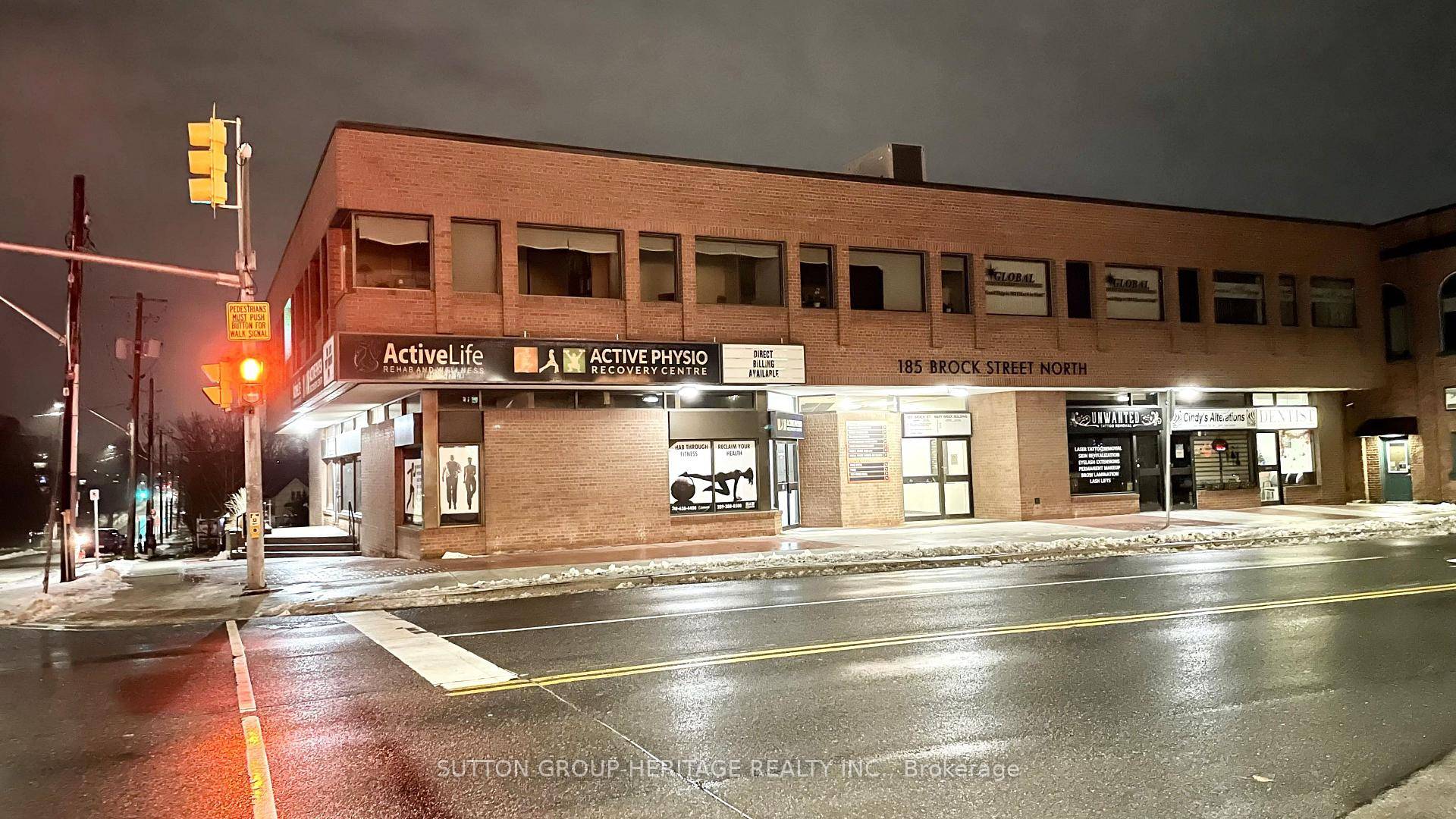 Downtown Whitby On Brock Street.