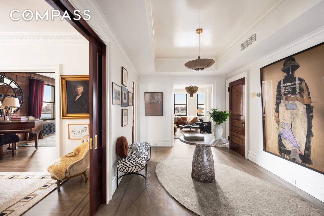 Showings start Wednesday, May 14th With sweeping views of the Hudson River and across the street from the entrance to Riverside Park, this architecturally significant mint condition prewar condominium is ...