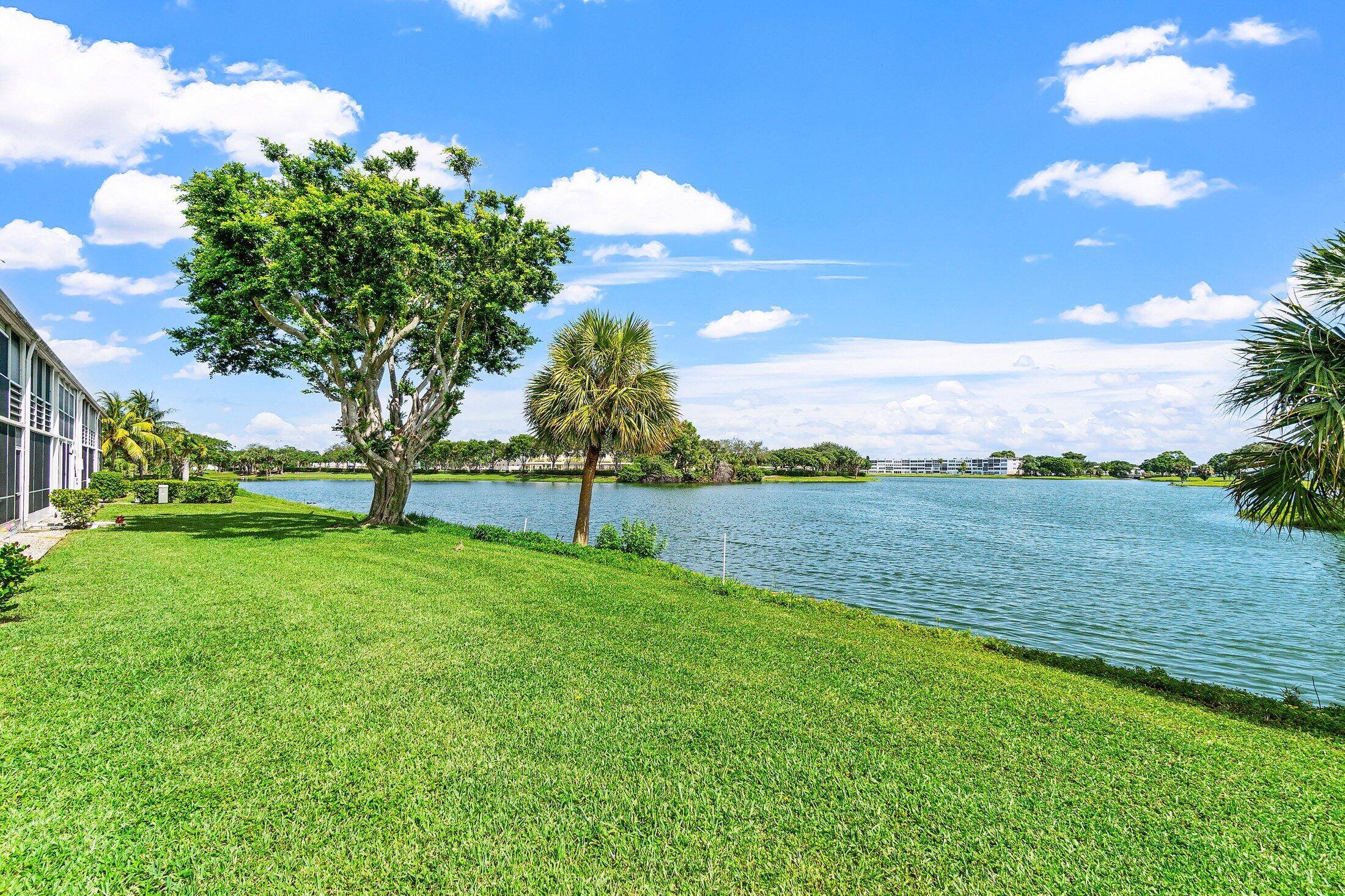Enjoy relaxing water views from this clean and well kept 2 bedroom condo in Century Village !