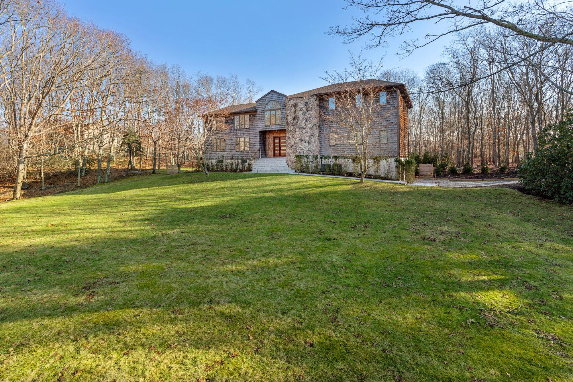 Stunning Contemporary on 1.4 acres with Heated Pool