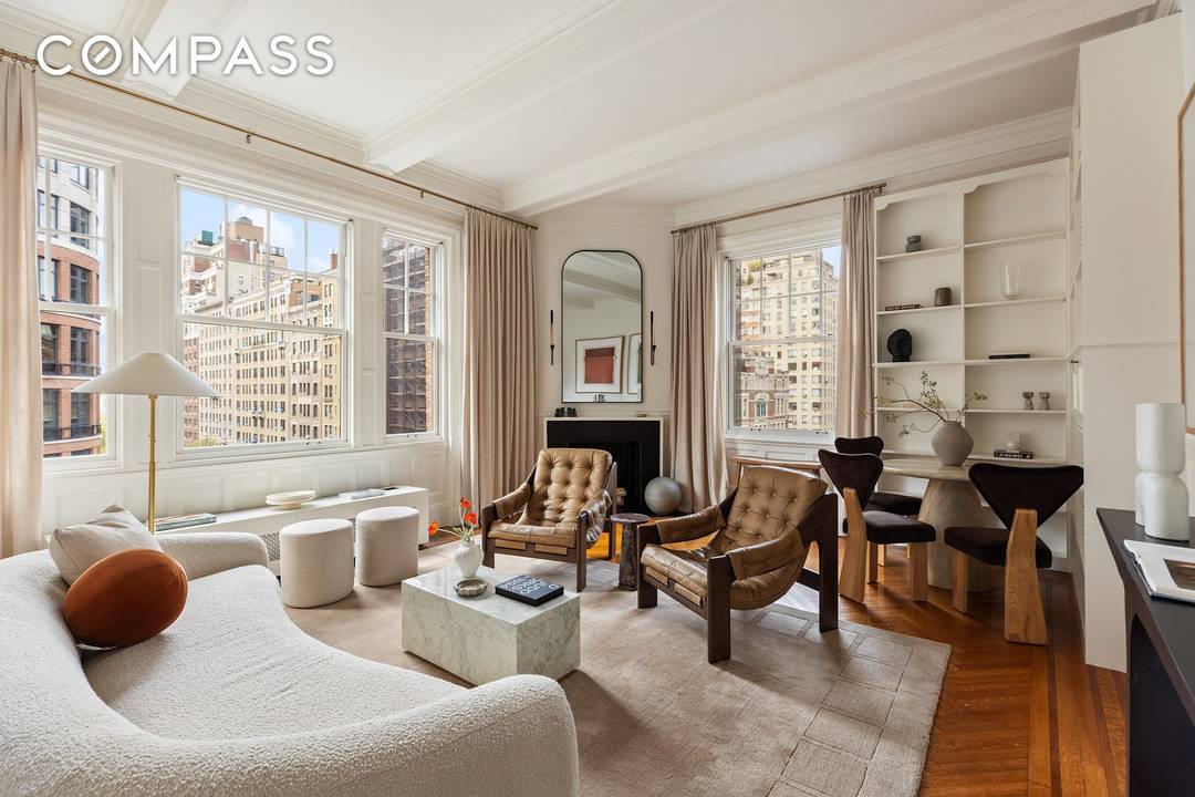 Picturesque open sky views meet historic architectural detail in this breathtaking two bedroom, one bathroom Upper West Side home featuring generous storage and a desirable split bedroom layout in a ...